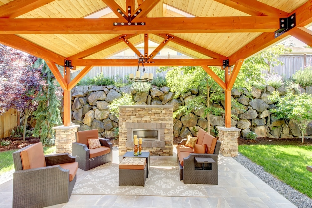 Outdoor Fireplace Design